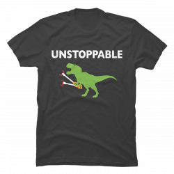 unstoppable t rex tee shirt